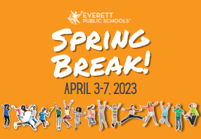  Spring break is April 3 - 7